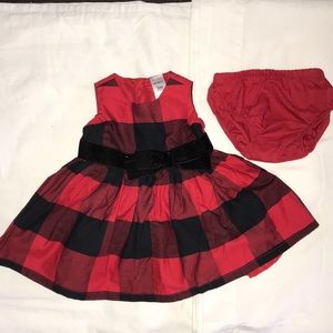 Red and Black Holiday Dress